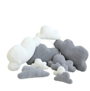 Almofada Decorativa: Travesseiro de Pelúcia Super Macio em Forma de Nuvem para Decoração de Quarto