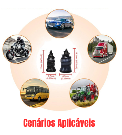 Kit de Remendos em Formato de Parafusos